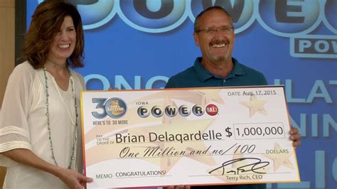 jesup man wins 1 million powerball prize youtube