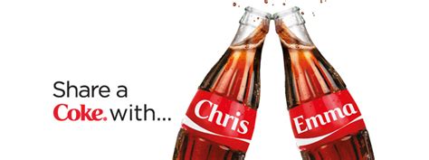 Share A Coke Campaign Reverses Coca Colas Declining Sales Emily