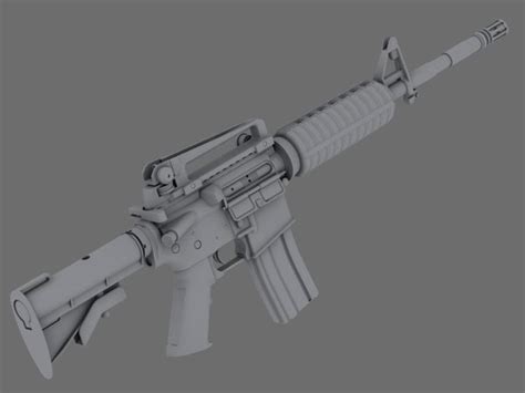 Free M4a1 Carbine 3d Model