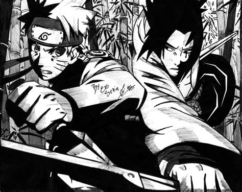 Free 300 Naruto Wallpaper Black And White Hd Terbaik Background Id