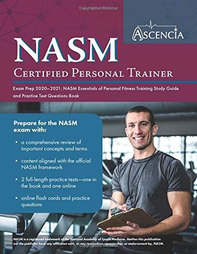 Nasm Certified Personal Trainer Exam Prep 2020 2021 Nasm Essentials Of