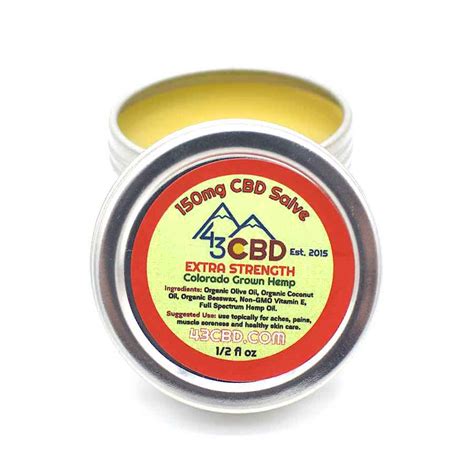 Full Spectrum Cbd Oil Salve 1000mg Organic Cbd Oil 43 Cbd