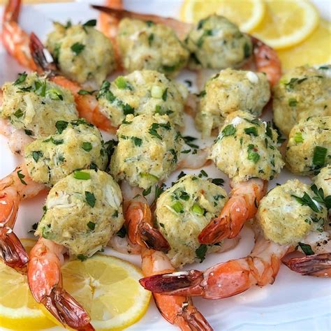 Crab Stuffed Jumbo Shrimp Recipe Food Best Seafood Recipes