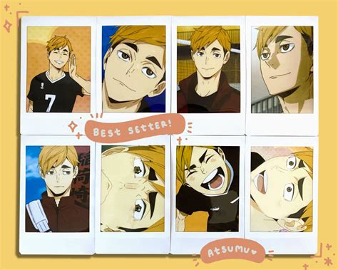 Atsumu Miya Haikyuu Anime Polaroids Etsy Haikyuu Popular Anime