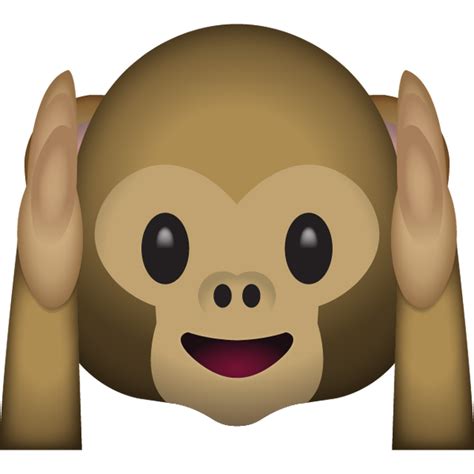 Download Hear No Evil Monkey Emoji Emoji Island