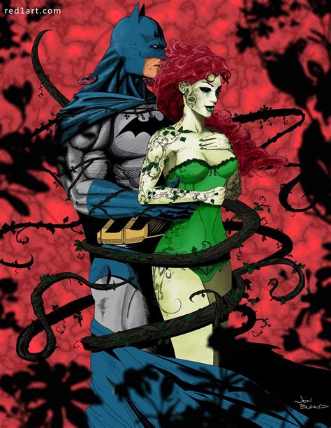 Batman And Poison Ivycolor By Jonbland On Deviantart