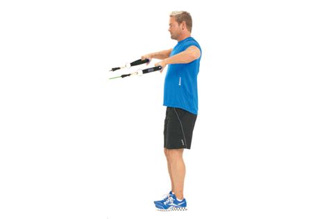 Resistance bands are versatile, easy on the joints, and target muscle groups with controllable, constant tension. Resistance Band Two Arms External Rotation up #resistance ...