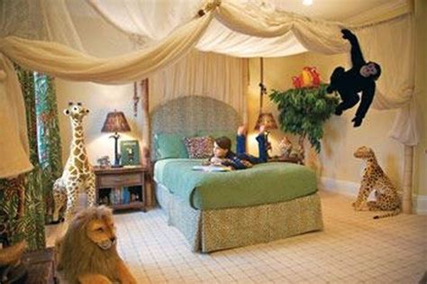 We have inspiring ideas and examples! Charming Kids Bedroom Ideas With Jungle Theme To Try07 ...