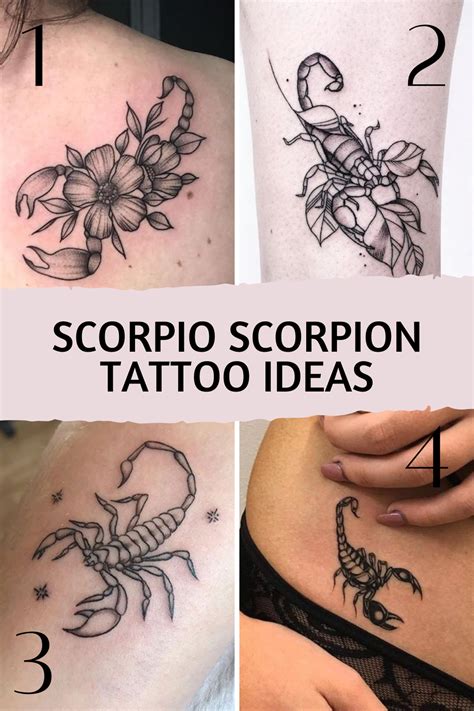 Enticing Scorpio Tattoos And Ideas Fiery Water Sign Tattoo Glee