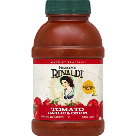 Francesco Rinaldi Pasta Sauce Tomato Garlic And Onion 45 Oz Instacart