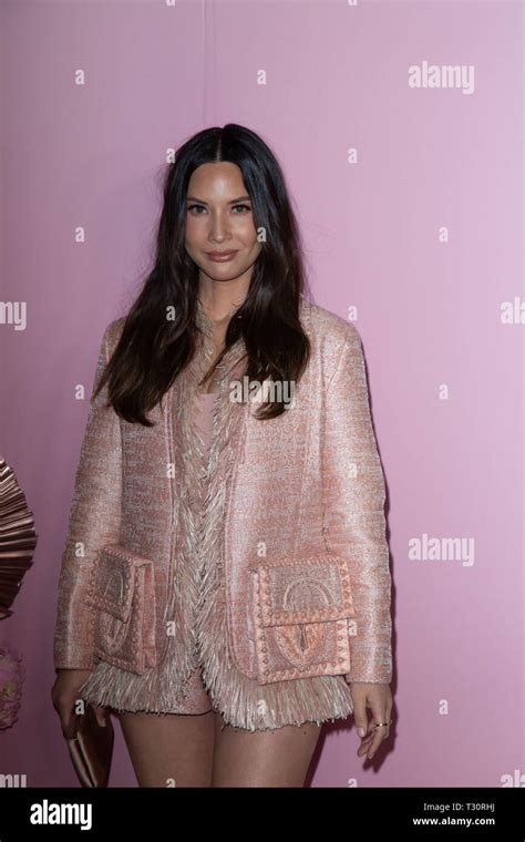 Los Angeles Usa 30th Jan 2019 Olivia Munn Attends The Launch Of
