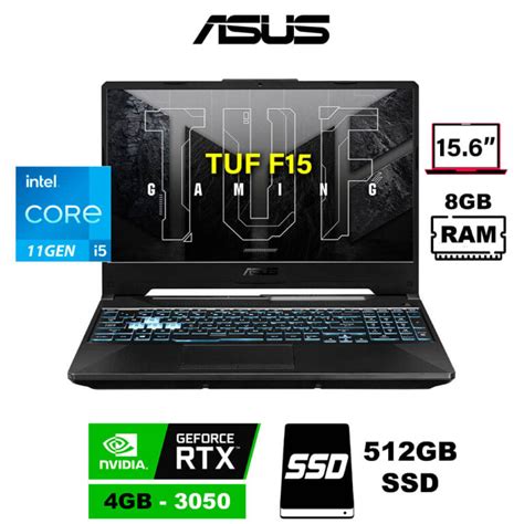 Asus Tuf Gaming F15 Fx506hc 156 Fhd Core I5 11260h 4gb Rtx3050