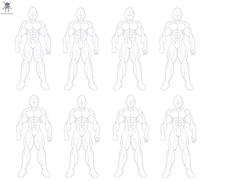 How to draw both the male and female bodies and what makes them different. Male body buff by cross-bonez on deviantART | Body template, Male body, Body