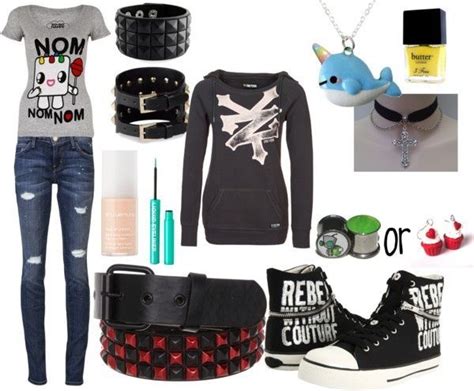 Clothing Polyvore Emo Emowear Scene Outfit Emo Scene Outfits