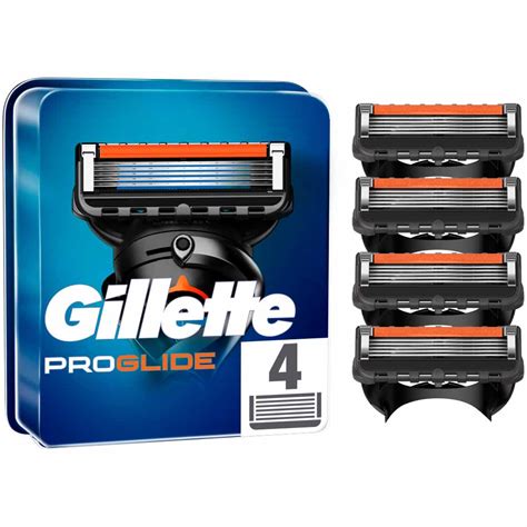 gillette fusion 5 proglide men s razor blades 4 pack wilko