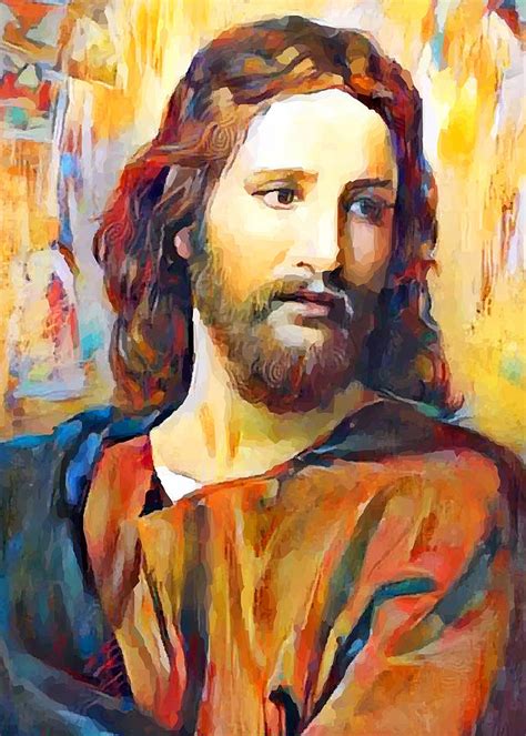 Jesus Christ In Colors Photograph By Munir Alawi