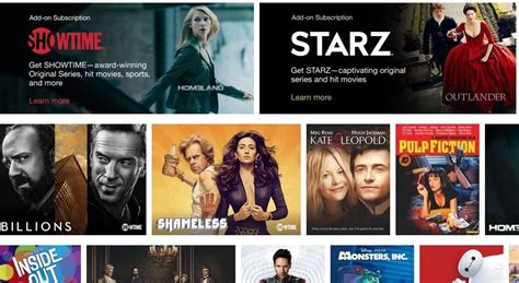 Get To Know The Amazon Prime Add On Video Subscriptions Amazon Prime