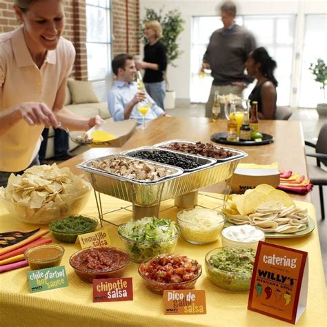 Check out why your guests will be screaming for an encore. Taco Bar Party | Buffet food, Taco bar party, Food
