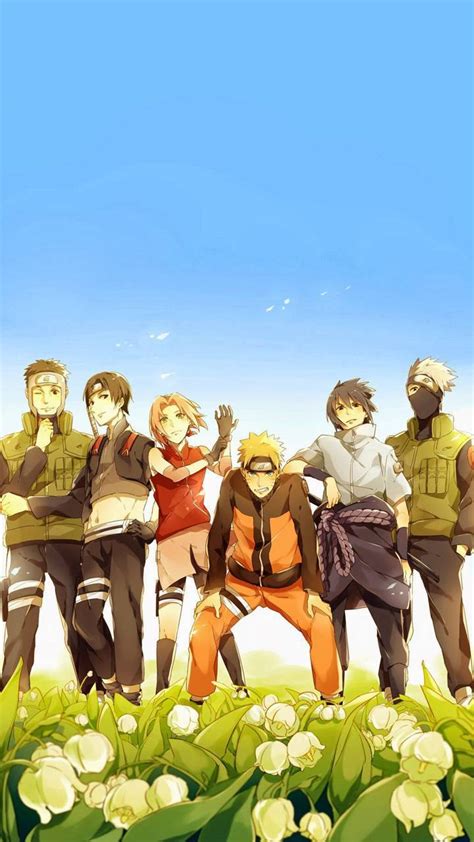Wallpaper Naruto Team 7 Bakaninime