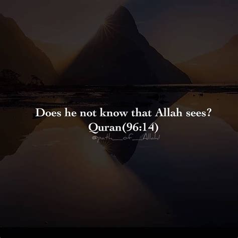 Allah Is Watching And Knows Everything We Do Quran Quotes Beautiful