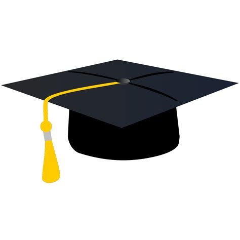Black Graduation Hat Transparent Free Png Png Play