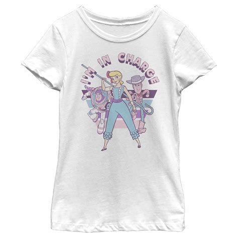 Disney Pixar Toy Story Girls Toy Story Bo Peep In Charge T Shirt