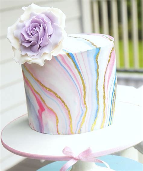 Sugared Productions Online Classes Marbled Fondant Cake Fondant