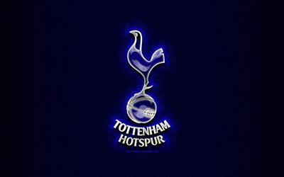 Some of them are transparent (.png). ダウンロード画像 Tottenham Hotspur FC, ガラスのロゴ, 青菱形の背景, プレミアリーグ ...