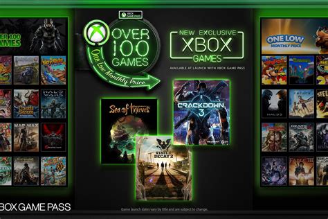 Xbox Game Pass Will Feature Xbox Exclusives On The Day
