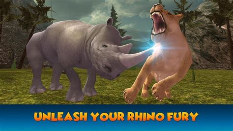 🦏rhino Fighting Game Kung Fu Animals Fight Борьба Носорога By Wild