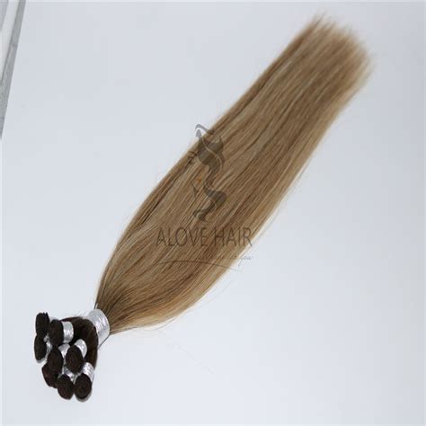 China Hand Sewn Weft Hair Extensions Manufacturer Alove Hair