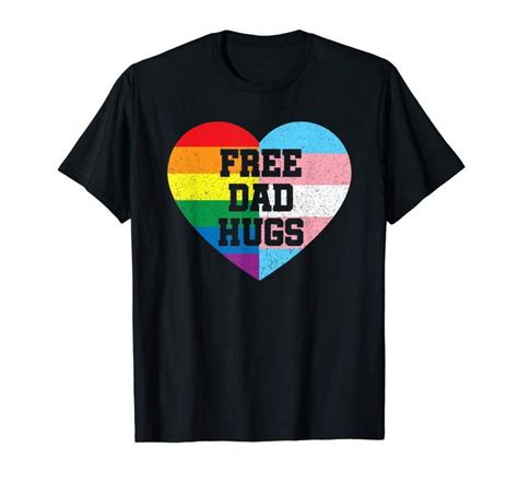 free dad hugs pride lgbt shirt free dad hugs pride flag tshirt rainbow love t support