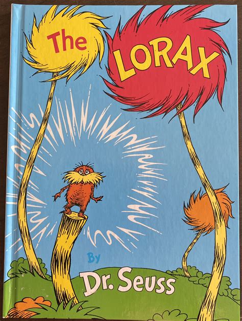 The Lorax By Dr Seuss Hard Cover Book