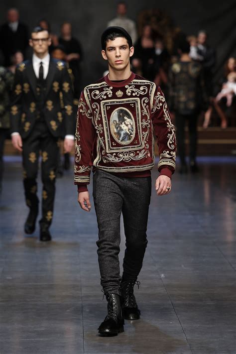 Dolce And Gabbana Winter 2016 Man Fashion Show Runway 25 Men Fashion