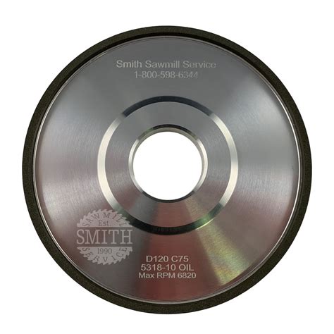 diamond 120 c75 vollmer face grinding wheel — smith sawmill service
