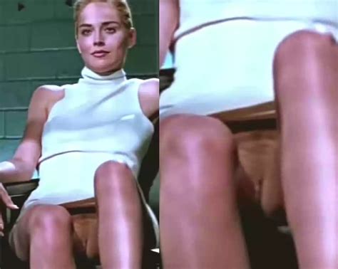 Sharon Stone Nude Pussy Scene From Basic Instinct Enhanced Hot Sex Picture