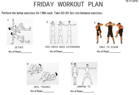 3 Day A Week Fitness Plan Fitnessretro