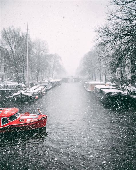 I Photographed Amsterdam Covered By Heavy Snow Amsterdam Photography