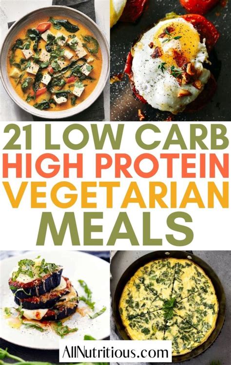 Low Carb High Protein Vegetarian Recipes All Nutritious