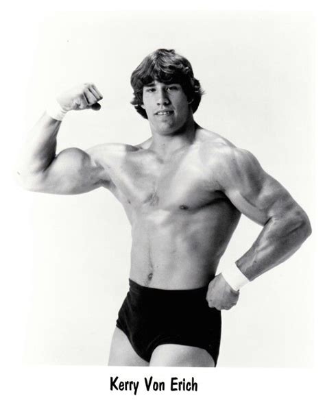 Very Early Promo Photo Of Kerry Von Erich Sj Pro Wrestling Professional Wrestlers