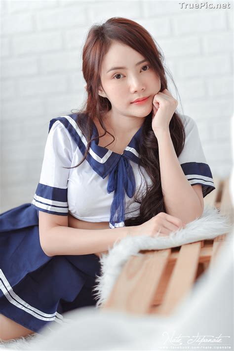Japanese School Girl Uniform Thailand Model Nattanicha Pw Ảnh đẹp
