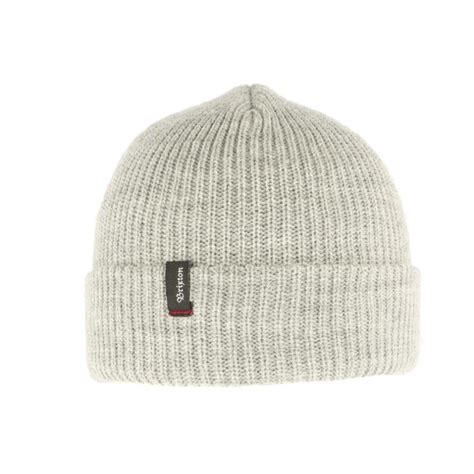 Bonnet cabaïa blue hawaiian à motifs bleu marine, rouges et blancs et ponpoms interchangeables. Bonnet Brixton Heist laine, bonnet gris perle homme femme ...