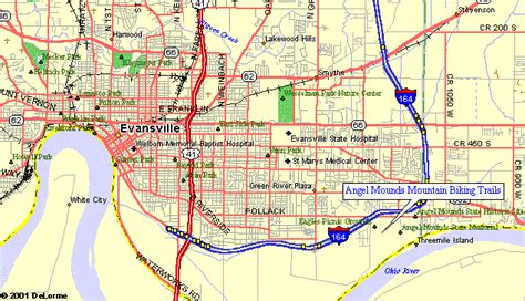 Map Of Evansville Indiana