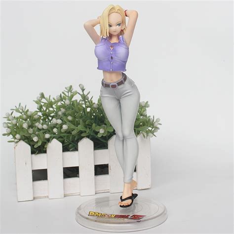 Anime Dragon Ball Z Sexy Android 18 Lazuli Action Figure Pvc New Collection Figures Toys 20cm In