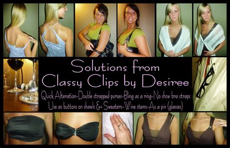 hide bra straps keep scarves in place create a fun and playful look classy clips do it all