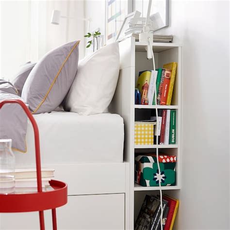 Brimnes Headboard With Storage Compartment White Fulldouble Ikea Ca