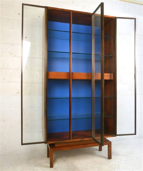 Check spelling or type a new query. Custom Mid-Century Modern Rosewood Display Cabinet by ...