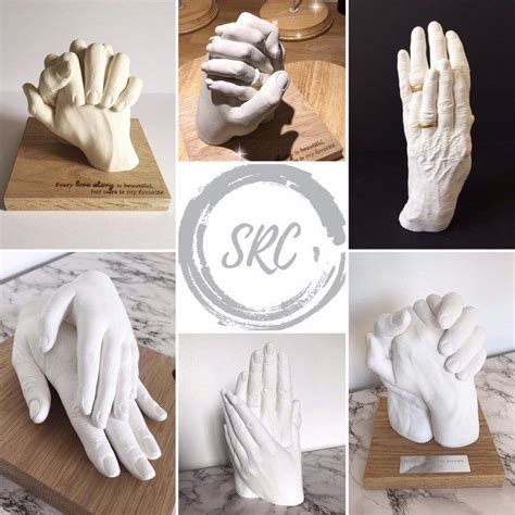 Couples Hand Casting Kit Personalised Diy Keepsake Birthday Etsy Uk