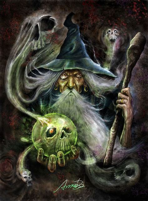 Wizard Color By Andrebdois On Da Fantasy Wizard Wizard Tattoo