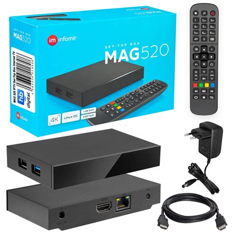 Mag 520 Iptv Set Top Box Mit 4k Unterstützung Linux 8490